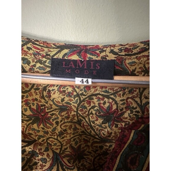 LAMIS MODE Silk Kaftan Size 44 Beautiful Lightweight VGC Boho Coverall Dress - Picture 3 of 9